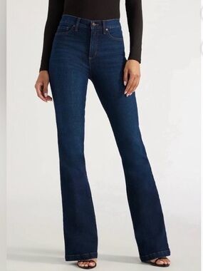 High rise stretch NWT flare Jeans size 2 Short